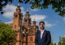 Arvind Salwan, chair and co-founder of The Unity Foundation charity, outside Kelvingrove Museum and Art Gallery in Glasgow. Picture: Colin Mearns/The Herald