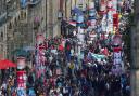 A view of Edinburgh's Royal Mile during the Fringe. Pic Gordon Terris