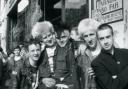 Glasgow street punks in 1982 by Lynda S Robertson