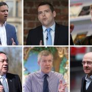 The best exchanges as Brian Taylor takes on the Scottish party leaders