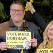 Mark Horsham and Dr Lisa Cameron when they were in the SNP