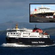 MV Clansman and (inset) MV Caledonian Isles
