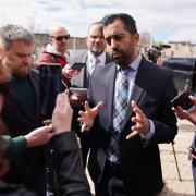 First Minister Humza Yousaf in Dundee on Friday