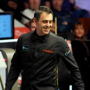 Ronnie O’Sullivan shared a laugh with the crowd during his victory over Ryan Day (Martin Rickett/PA)