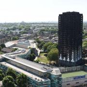 Grenfell Tower, west London, was destroyed in a devastating blaze, killing 79 people. Photograph: David Mirzoeff/PA Wire.