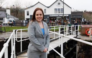 Kate Forbes pictured in Fort Augustus, in her Lochaber constituency