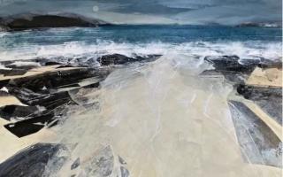 Down the Sound by Fiona Macintyre is on display at Gairloch Museum