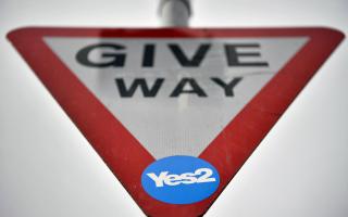What should happen to the drive for a second independence referendum?