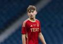 Aberdeen's Fletcher Boyd in action during the Scottish Youth Cup final