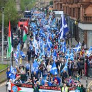 All Under One Banner march through Glasgow on Saturday 4 May
