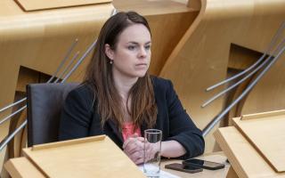 Deputy First Minister Kate Forbes pictured in the Scottish Parliament earlier this week