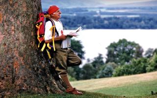 Tom Weir - at his happiest tramping alone through a trackless wilderness