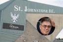 Geoff Brown, inset, has agree to sell St Johnstone to American lawyer Adam Webb subject to FA and SFA approval