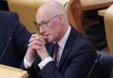 John Swinney pictured in the Scottish Parliament earlier this week