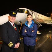 Paul Greer (left) and son Paul (right) have inspired each other to pursue aviation careers