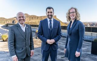 Patrick Harvie, Humza Yousa and Lorna Slater recommitted to the Bute House Agreement last year