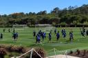 Rangers at their pre-season training camp in Albufeira