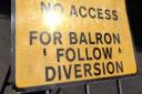 A reader in Balfron, Stirlingshire, spots this diversion sign and tells us: 