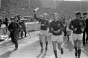 Martin Peters (second left) celebrates England's World Cup triumph in 1966. Picture: PA Photos/PA Wire