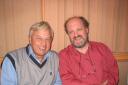 Hamish Wilson (right), with Frazer Hines. Picture copyright Steve Roberts
