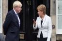 Prime Minister Boris Johnson and First Minister Nicola Sturgeon make a rare appearance together