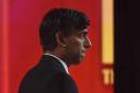 The Chancellor, Rishi Sunak, prepares to be interviewed on The Andrew Marr Show last Sunday. Picture Jeff Overs/BBC/PA