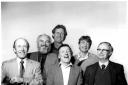 Paddy Moloney (front centre), was a dependably enthusiastic master of ceremonies with The Chieftains