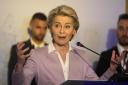 EU Commission President Ursula von der Leyen speaks after the signing of a deal to increase liquified natural gas sales to EU countries, who aim to reduce dependence on supply from Russia as the war in Ukraine drags on, in Cairo, Egypt, Wednesday, June