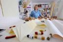 52-year-old Charlene Scott took up art in her late 40's