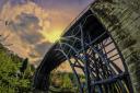 The first ever iron bridge is a symbol of the beginning of the Industrial Revolution