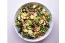 Paleo kale, bacon and Brussels sprouts salad