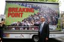 Ukip leader Nigel Farage launches a new Ukip EU referendum poster campaign in Smith Square, London. PRESS ASSOCIATION Photo. Picture date: Thursday June 16, 2016. See PA story POLITICS EU. Photo credit should read: Philip Toscano/PA Wire