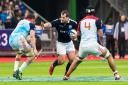 Fraser Brown carries for Scotland