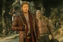 Undated Film Still Handout from Guardians Of The Galaxy Vol. 2. Pictured: Star-Lord/Peter Quill (Chris Pratt) and Drax (Dave Bautista). See PA Feature FILM Film Reviews. Picture credit should read: PA Photo/Marvel Studios/Disney. WARNING: This picture mus