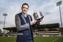 12/01/18 . PAISLEY 2021 STADIUM. St Mirren manager Jack Ross wins the Ladbrokes Championship Manager of the Month Award for December.