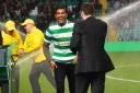 All smiles from new bhoy Marvin Compper