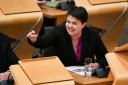 The BBC broadcast Ruth Davidson's question to Nicola Sturgeon, but not the First Minister's answer