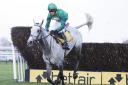 Bristol De Mai ridden by Daryl Jacob jumps the last fence to win the Betfair Chase at Haydock last year