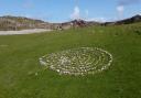 Mysterious labyrinth patterns measuring 10m across have appeared in recent years on Iona