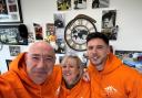 Ryan Kidd and his parents, Stevie and Lesley who are taking on Kilimanjaro