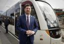 Edinburgh council leader Cammy Day has launched the new tram extension