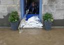 Flooding hit Dumbarton on Saturday
