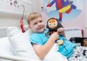 Campaign sponsors Ninja Kiwi gifted soft toys to patients in the children’s hospital like Preston, 6