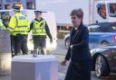 Nicola Sturgeon arrives at the UK Covid-19 Inquiry