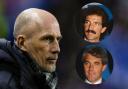 Rangers manager Philippe Clement, main picture, Graeme Souness, inset top, and Walter Smith, inset bottom