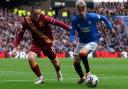 Rangers wanted Motherwell defender Dan Casey ordered off for a challenge on Ross McAusland.
