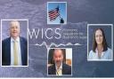 WICS logo and (inset from left) former chief executive Alan Sutherland ; Jon Rathjen, the Scottish Government's deputy director of water policy; the US flag and chief operating officer Michelle Ashford