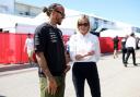 Lewis Hamilton (l) has given his support to Susie Wolff (r)