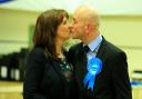 The victory of Trudy Harrison (above, with husband Keith) in Copeland is the first time a governing party has gained a seat in a vote outside a general election since 1982.
