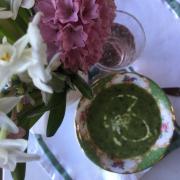 Watercress and sorrel soup